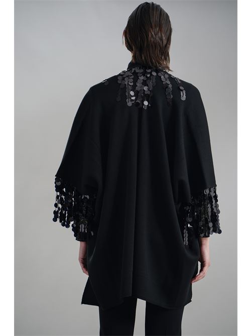 Mantella in maglia Love To Love by Gai Mattiolo | LV2027NERO